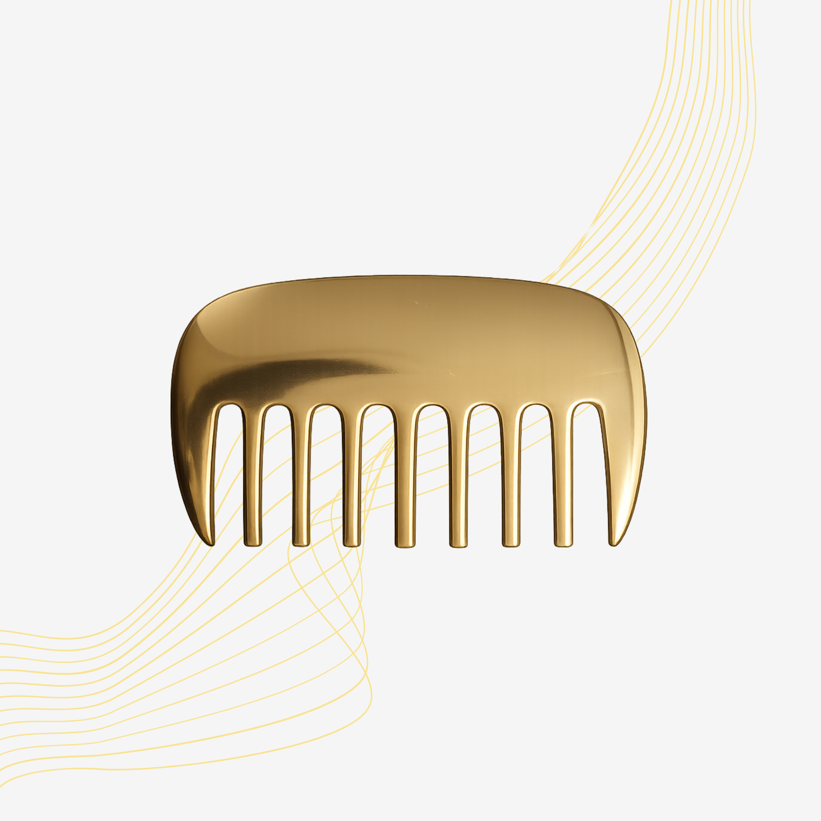 Kansa Comb for Head Massage | Ayurvedic Metal Scalp Massager for Hair Growth, Stress Relief & Relaxation | Improves Circulation & Reduces Hair Fall | Men & Women (Pack of 1)