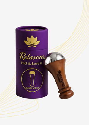 Kansa Wand – Ayurvedic Face & Body Massager for Detox, Glow & Stress Relief | Wooden Handle Kansa Metal Massage Tool for Skin Rejuvenation, Lymphatic Drainage & Relaxation